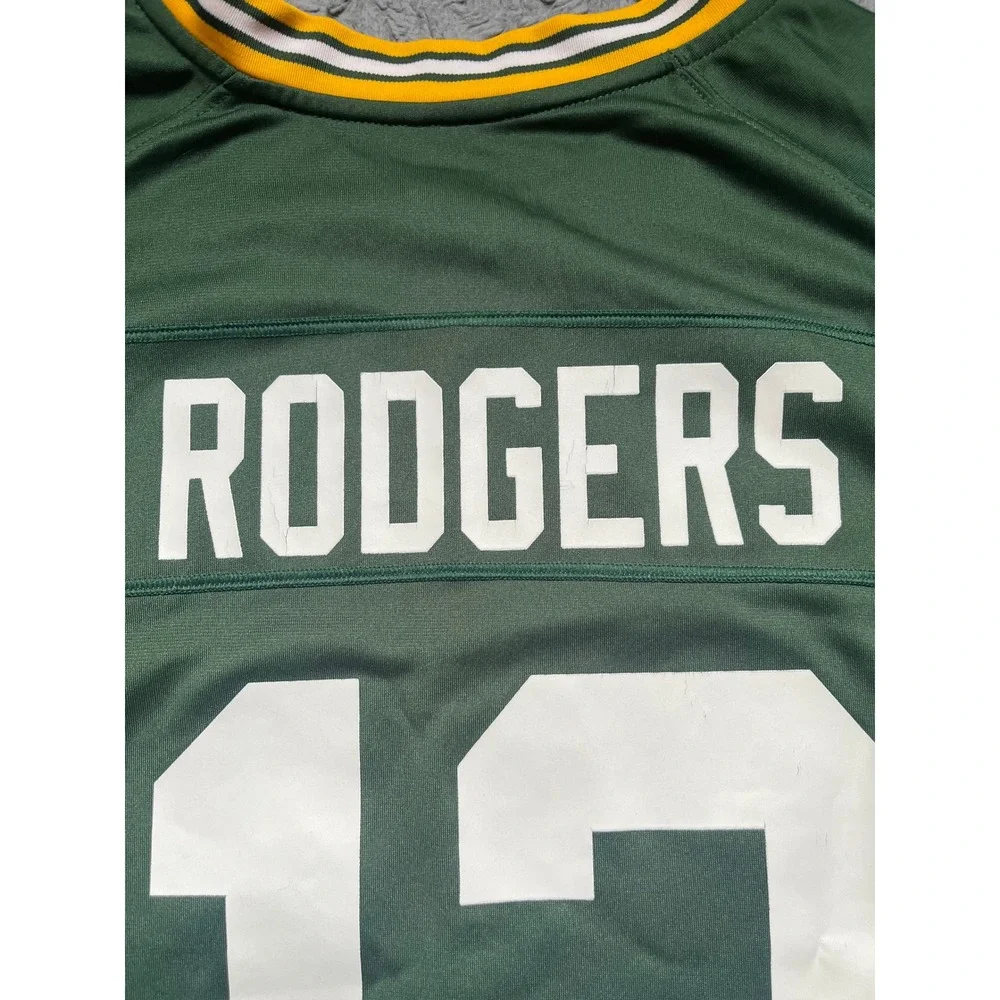 Nike Green Bay Packers Aaron Rodgers 12 Jersey Mens 3XL Green NFL Football